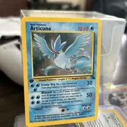 Pokemon TCG Articuno First Edition 2/62 Fossil Holo Rare - Image 2
