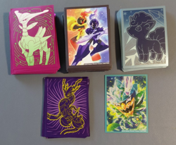 Lot of 150 Assorted Pokemon Theme Card Sleeves / Protectors - Image 1