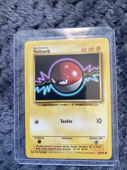 ⚡19999 - Voltorb 067/102 - base set common - Pokemon TCG ⚡ - Image 1