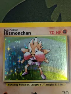Hitmonchan - 7/102 - Holo Rare - Unlimited Edition WOTC Pokemon Base Set - Image 2