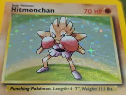 Hitmonchan - 7/102 - Holo Rare - Unlimited Edition WOTC Pokemon Base Set - Image 3