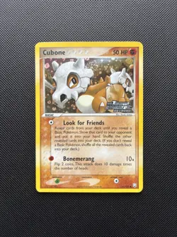 Pokemon Card EX Team Rocket Returns Reverse Holo Cubone 51/109 Stamped - Image 1
