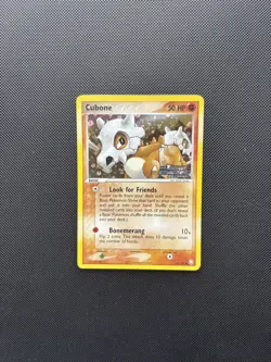 Pokemon Card EX Team Rocket Returns Reverse Holo Cubone 51/109 Stamped - Image 2