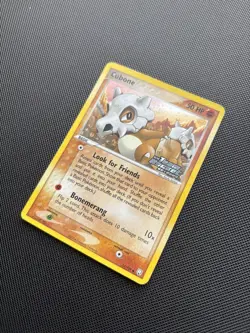 Pokemon Card EX Team Rocket Returns Reverse Holo Cubone 51/109 Stamped - Image 5