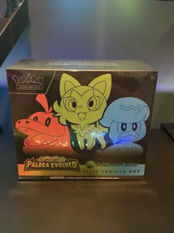 Pokemon: Paldea Evolved Pokemon Center Exclusive Elite Trainer Box [SEALED] - Image 1