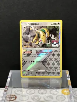 Regigigas 84/111 Crimson Invasion League Challenge Promo 3rd Place LP Pokemon - Image 1