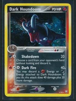 Dark Houndoom 5/109 Holo Rare Pokemon 2004 EX Team Rocket Returns MP - Image 1