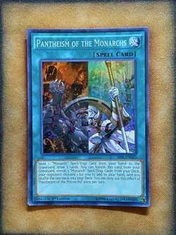 Yugioh Pantheism Of The Monarchs SR01-EN023 Super Rare 1st Ed NM - Image 1