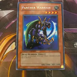 Panther Warrior - NM / VLP - CT2-EN006 2005 Collectors Tin Secret Rare Yu-Gi-Oh - Image 1