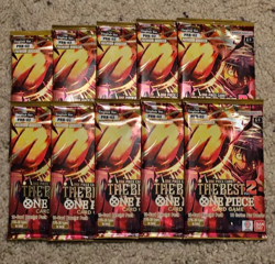10x One Piece TCG The Best Vol 2 Premium Booster PRB-02 Pack Lot of 10 English - Image 1