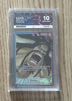 One Piece OP01-061 Alt Art Leader Kaido Alternate Parallel English ACE 10 - Image 1