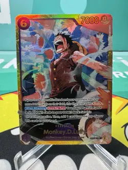 One Piece TCG Monkey.D.Luffy EB02-061 SEC 3, NM - Image 1