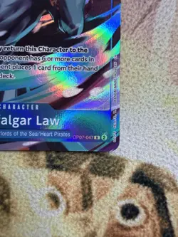 OP07-047 Trafalgar Law : Rare Foil English One Piece TCG Card : Seven Warlords o - Image 3