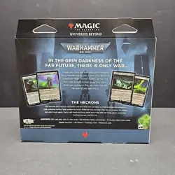 MTG Universes Beyond Warhammer 40K Necron Dynasties Commander Deck Sealed L2 - Image 2
