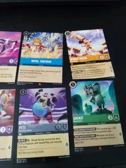 2024 Disney Lorcana Shimmering Skies LOT Of 12 Mixed Rarity - Image 3