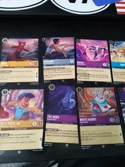 2024 Disney Lorcana Shimmering Skies LOT Of 12 Mixed Rarity - Image 4