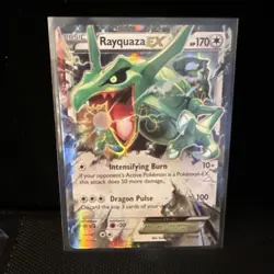 NM Pokemon TCG Rayquaza EX Ultra Rare Card 75/108 XY: Roaring Skies - Image 3