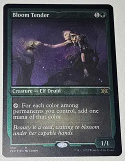 Bloom Tender ** ETCHED FOIL ** 458 - Rare - 2X2 Double Masters 2022 MTG - Image 1