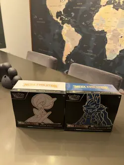 Pokemon Center Mega Evolution Gardevoir & Lucario ETB Elite Trainer Box Set Of 2 - Image 1
