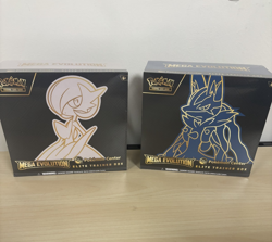 POKEMON CENTER Mega Evolution Gardevoir & Lucario ETB Elite Trainer Box In Hand - Image 1