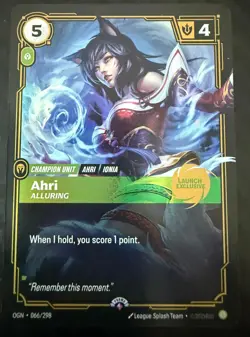 Pax Aus 2025 - Ahri Alluring - Riftbound Launch - Exclusive Promo Card - Image 1