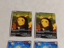 4 Pokemon x Van Gogh Black Star Promo ACG Art Card - read description - Image 2