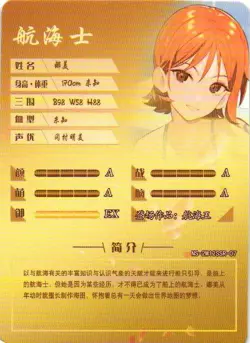 NAMI SSR NS-2M12SER-07 Goddess Story Anime Card - Image 2