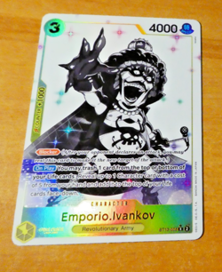 ONE PIECE ENGLISH CARD GAME CARTE HOLO CARTE ST13-005 EMPORIO ALT EN MINT - Image 1