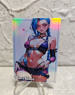 Jinx Trading Card Waifu Goddess Story Anime Girl holo Karte Manga Full Art - Image 1