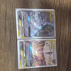Pokemon TCG Holo Promo Lot Garchomp & Giratina GX Espeon & Deoxys GX 2 Cards - Image 1
