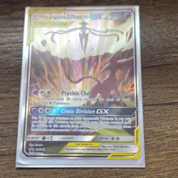Pokemon TCG Holo Promo Lot Garchomp & Giratina GX Espeon & Deoxys GX 2 Cards - Image 4
