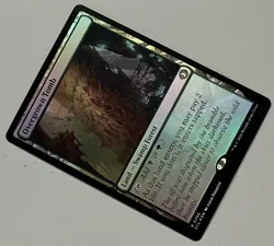 MTG Lorwyn Eclipsed Overgrown Tomb Land - Swamp Forest RARE FOIL #0266 - Image 2