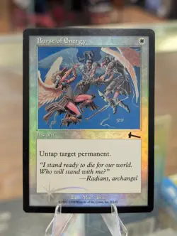 FOIL Burst of Energy Urza's Legacy Regular EXCELLENT FREE SHIPPING - Image 1