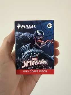 SDCC 2025 Magic The Gathering Marvel Spider-Man BLACK Welcome Deck - Image 1