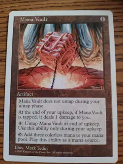MTG Mana Vault Artifact Pristine, Never Played - Image 1