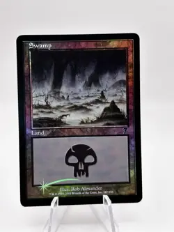 Swamp 347 Foil 7th Seventh Edition 7ED MTG LP - Image 1