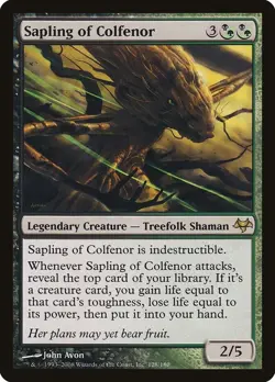 1x Sapling of Colfenor - Eventide - NM - German - OOP MTG - Image 3