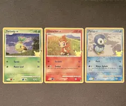 Pokemon 25th Anniversary Sinnoh First Partner Pack Jumbo Cards - Celebrations - Image 1