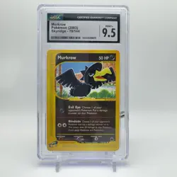 Skyridge Lot Murkrow #79 & Natu #80 CGC 9.5 Mint+ Pokemon TCG - Image 2
