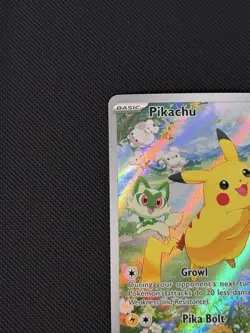 Pokemon Pikachu TCG SVP 088 Black Star Promo Card Paldea Adventure Chest Mint - Image 3