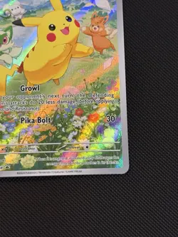 Pokemon Pikachu TCG SVP 088 Black Star Promo Card Paldea Adventure Chest Mint - Image 5