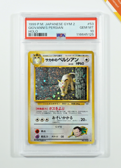 Pokemon PSA 10 Giovanni's Persian #53 Holo Gym Challenge 1999 Japanese - Image 1