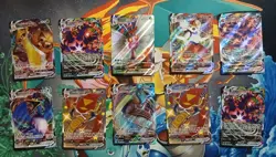 Pokemon TCG Modern Holo Lot Of 10 VMAX - Image 1