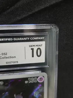 MEWTWO 052 POKEMON SVP EN SV BLACK STAR PROMO 151 ULTRA PREMIUM 2023 CGC 10 PSA - Image 2