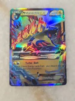 M Manectric EX 2014 Pokemon XY Phantom Forces HOLO 24/119 - Image 1