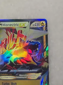 M Manectric EX 2014 Pokemon XY Phantom Forces HOLO 24/119 - Image 3