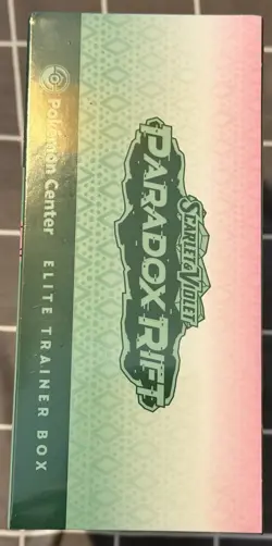 Pokemon Elite Trainer Box Paradox Rift Pokemon Center ETB Iron Valiant - Image 5