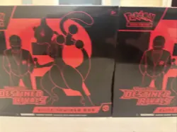 LOT OF 2 Pokemon TCG Destined Rivals New/Factory Sealed-Elite Trainer Box ETB - Image 2