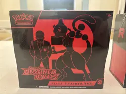 LOT OF 2 Pokemon TCG Destined Rivals New/Factory Sealed-Elite Trainer Box ETB - Image 5