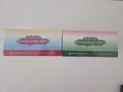 SET OF 2 Pokemon Paradox Rift Pokemon Center ETBs Roaring Moon & Iron Valiant 820650874161 - Image 5